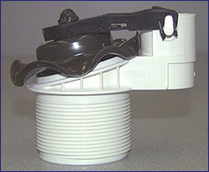 Deformed flapper valves are often the result of toilet tank cleaning products.
